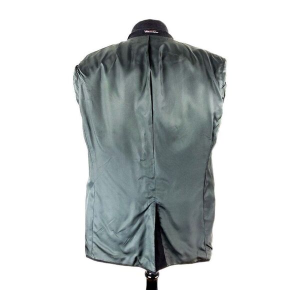 Vintage Stafford American Craftsman 2 Button Blazer 42L Gray - Picture 11 of 11